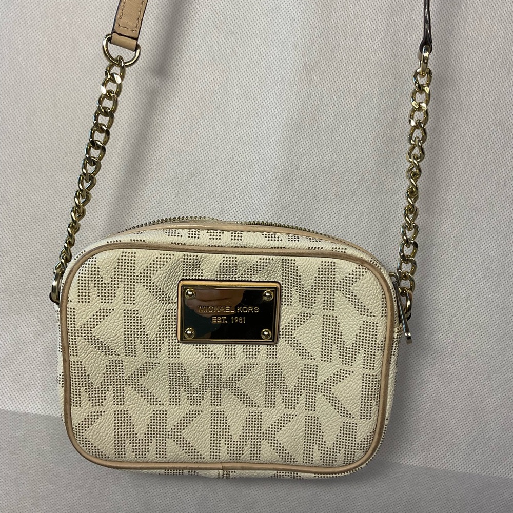 Michael Kors Cream Colored Crossbody